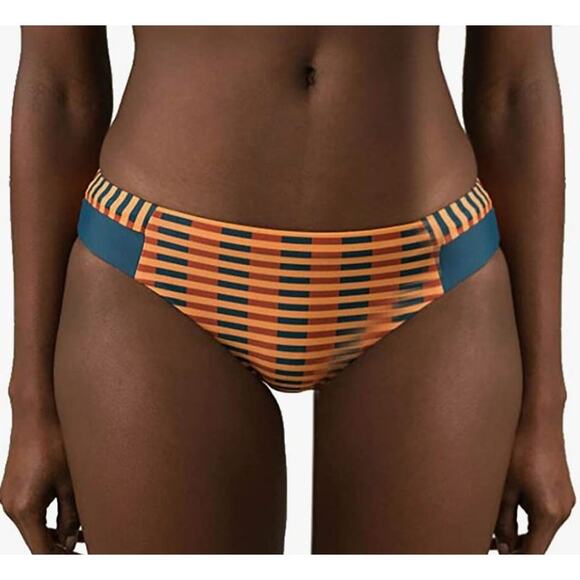 prAna Innix Bikini Bottoms Reversible, Liqueur Black Party, X-SMALL - Picture 1 of 4